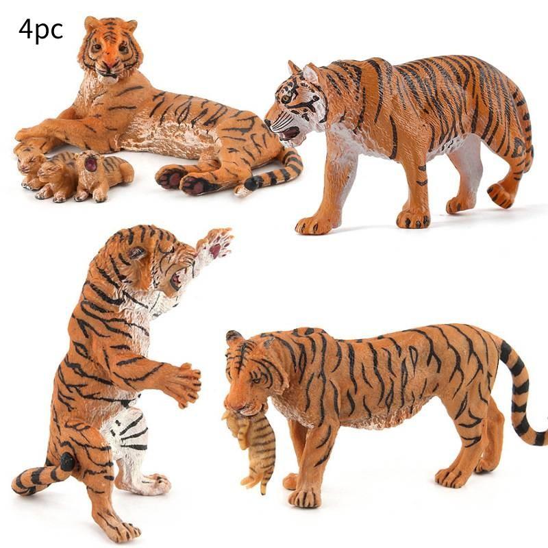 Tiger Amur Animal Figurine With Detailed Craftsmanship For Kids Toys Educational