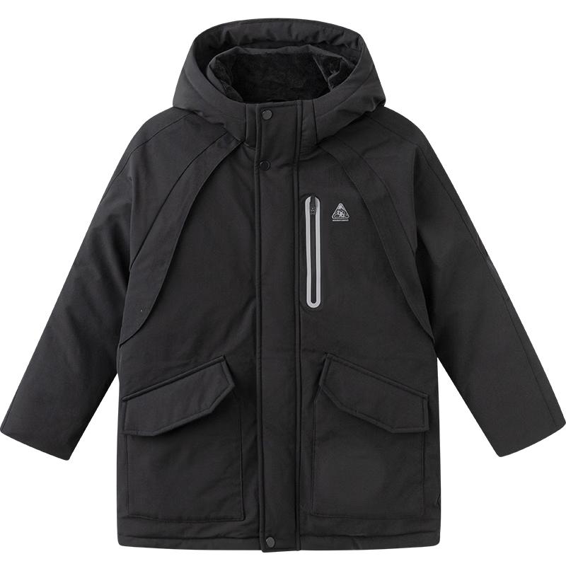 Balabala Kids' Unisex Hooded Down Jacket