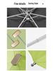 Mini Black UV-Blocking Pocket Umbrella: Sun & Rain Protection, Super Lightweight Parasol