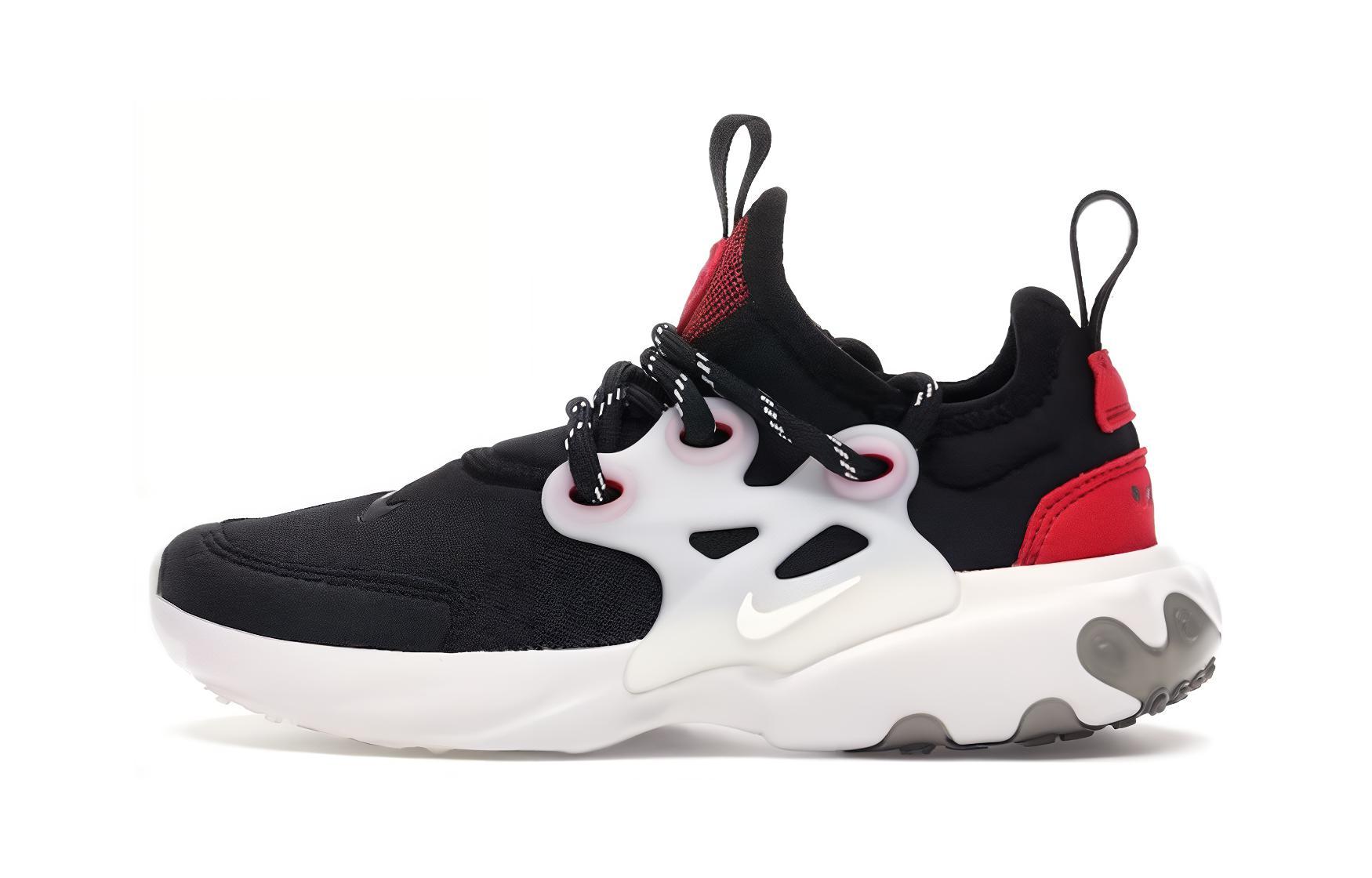 Nike React Presto Black Phantom Red PS BQ4003-003 28