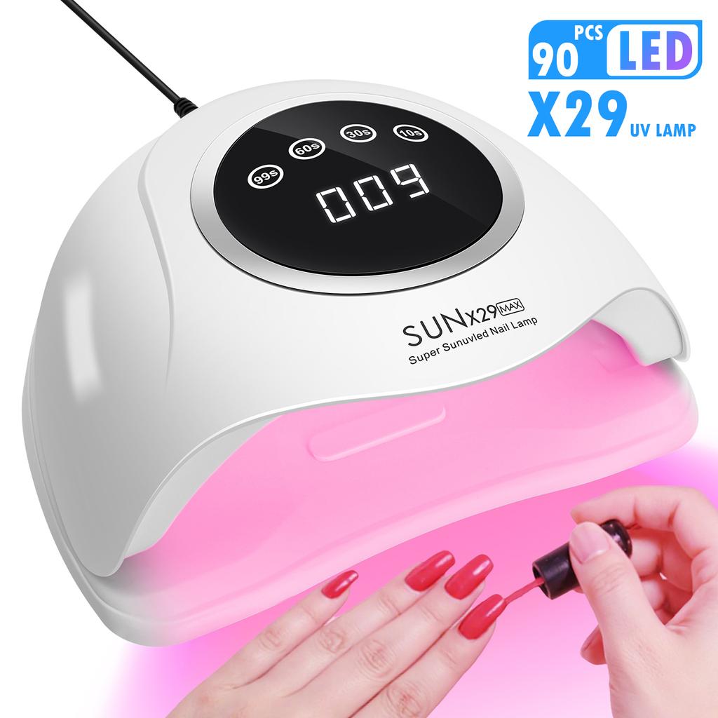 DianaBeauty UV-Nagellampe Professioneller Nageltrockner mit Touchscreen Professionelle Maniküre-Lampe mit Smart-Sensor Nagelstudio-Werkzeuge