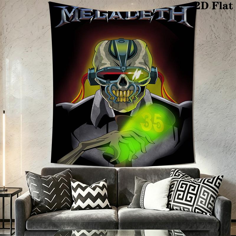 Skull Pattern Home Decor Tapestry, Wall Hanging, Decorative RV Wall Cloth.SGT0917389