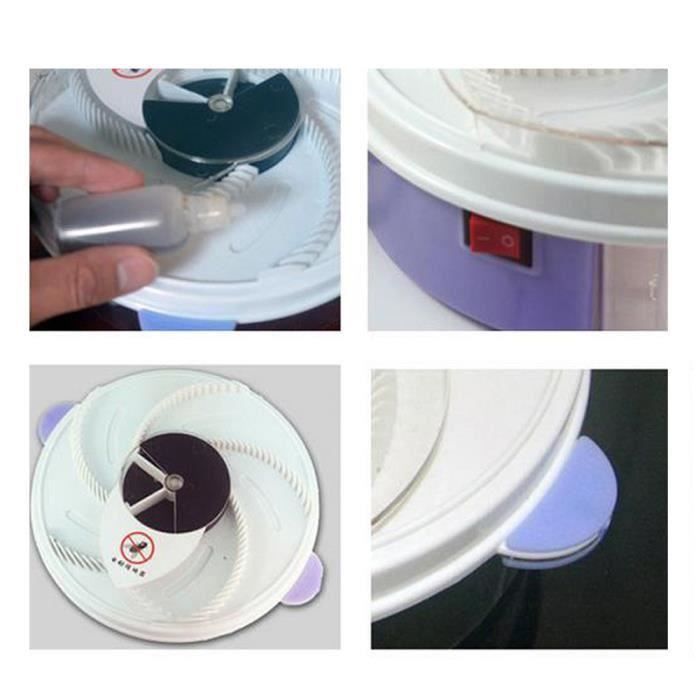 Moucherolle électrique automatique piège à mouches artefacts de capture des mouches insecte rejeter cage de tueur de mouche