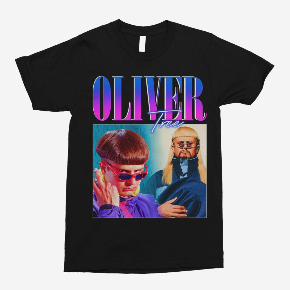 Maglietta Vintage Grafica Oliver Tree T-Shirt Unisex Tutte le Taglie BS958