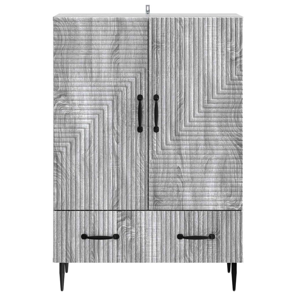 Sideboard Grey Sonoma 66 x 34.5 x 95 cm Particleboard