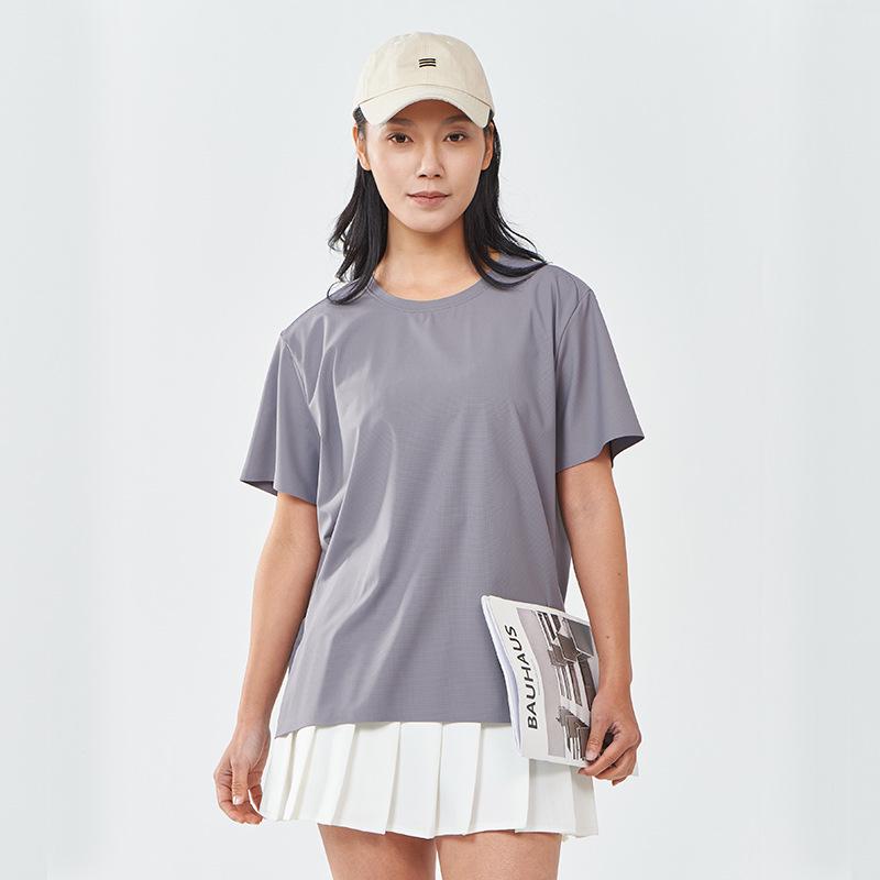 Women's Quick-Dry Short Sleeve T-Shirt - Summer Cooling, Breathable, Lightweight Sportswear
