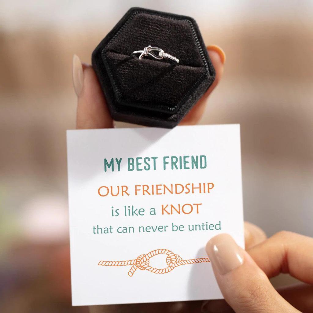 S925 Sterling Silver Rope Knot Ring: Elegant European & American Style for Women