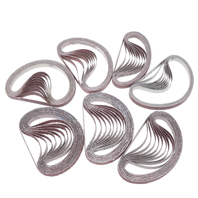 10Pcs Sanding Belt Belts For Sander Power Tool 40,60,80,100,120,180,320 Grit