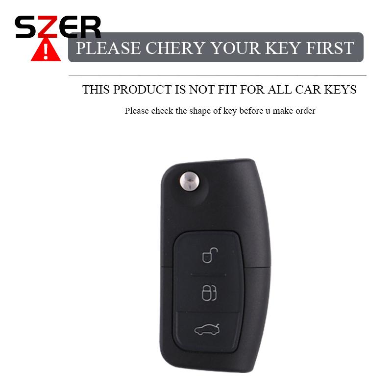 New TPU Folding Key Cover Bag Shell Case Keychain Protector For Ford Focus 2 MK2 Fiesta Mondeo Galaxy Falcon Territory Ecosport