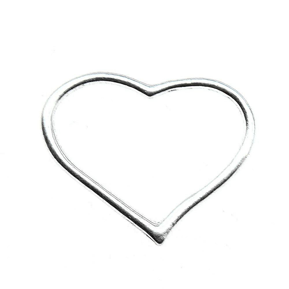 

10шт Полое сердце Шармы Шармы Античное серебро Цвет Цинковый сплав 27X22mm