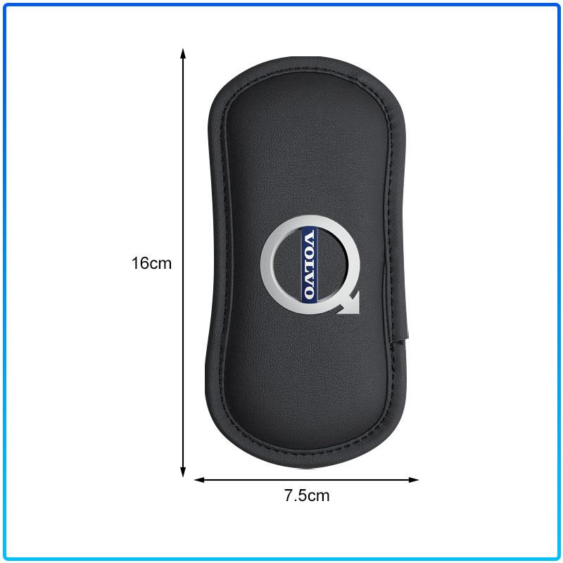 For Volvo XC90 XC60 XC40 V40 V50 V60 S40 S50 S60 S70 S80 S90 240 C70 FN Vnl Truck 1Pcs Car Interior Leg Knee Rest Pads Leather Cushion Car Caps