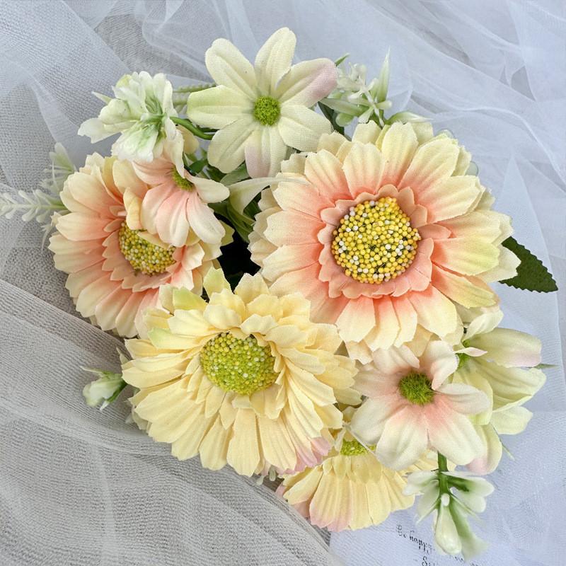 Chrysanthemum Fake Morifolium For Home Interior Table Wedding Photography And