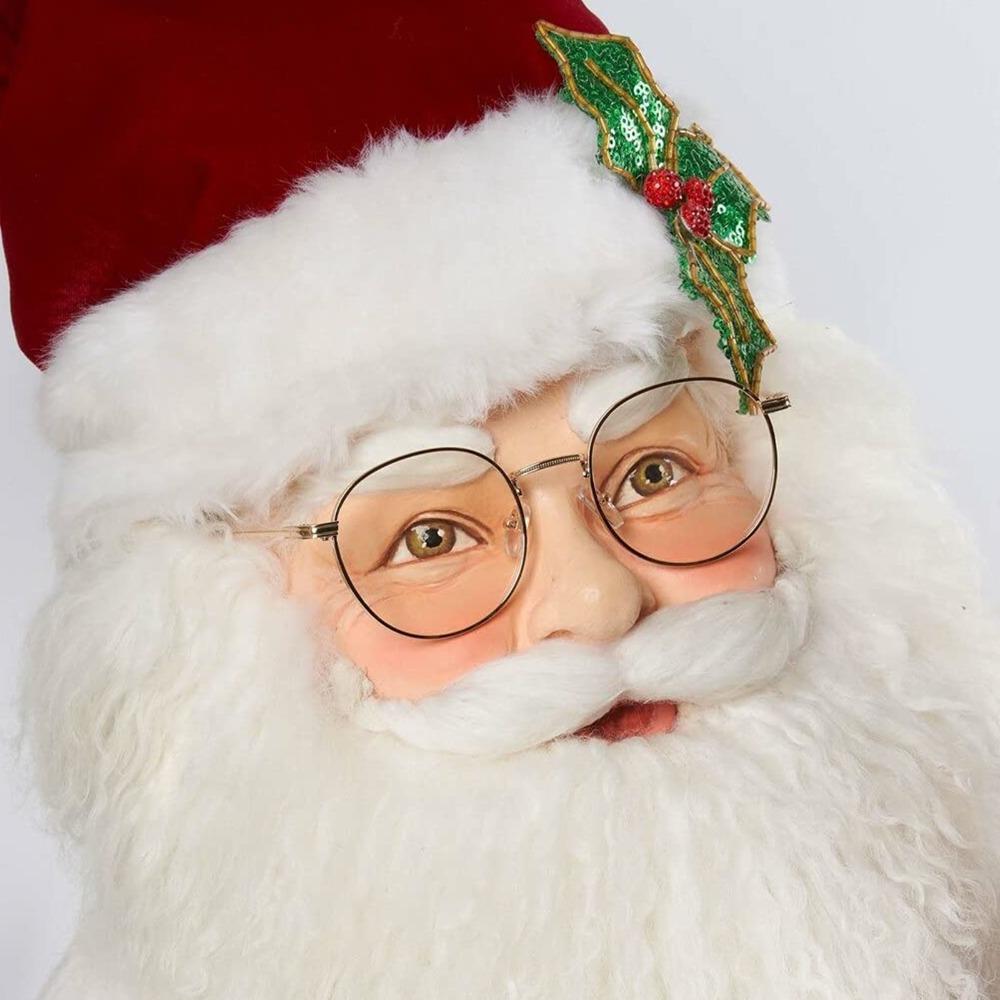 Statue Resin Party Supplies Santa Serving Tray Table Ornament Christmas Decor Xmas Fruit Plate