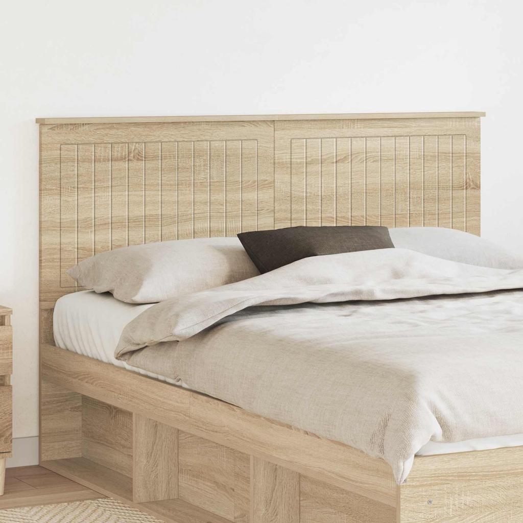 Headboard in Sonoma Oak Finish 160 cm Particleboard