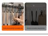Punch-Free Wall-Mounted Kitchen Storage Rack with Hooks for Pots, Turners, and Spoons