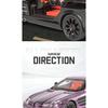 1/24 Benz SLR 722S Edition Legierung Sportwagen Modell Diecasts Metall Rennwagen Fahrzeuge Modell Simulation Sound Licht Kinderspielzeug Geschenk
