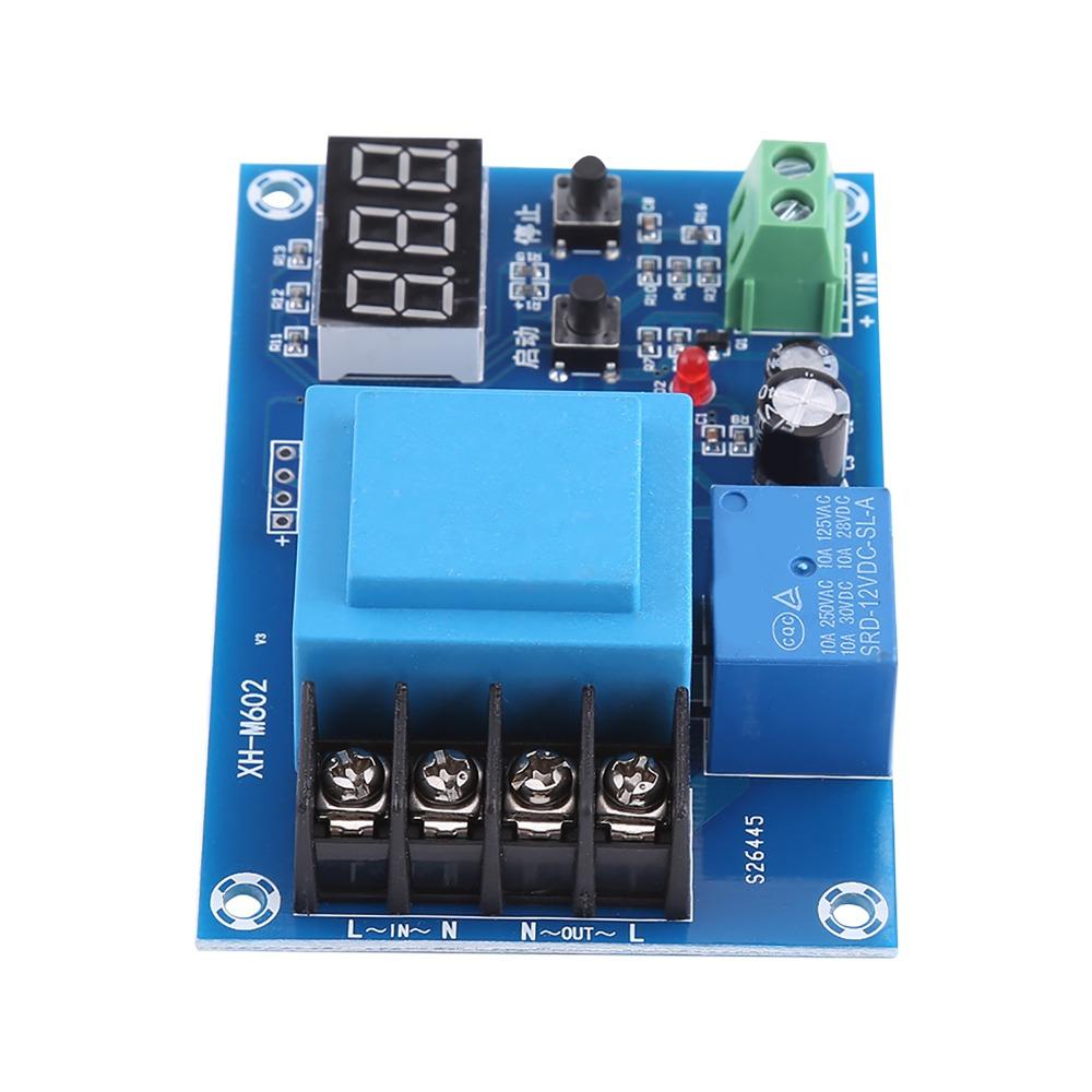 With 3-Digit Display Voltage Controller Module XH-M602 Switch Protection Board  Lithium Battery