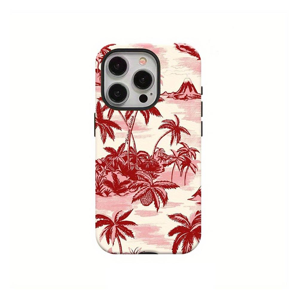 

Luxury Clmj Fashion Vintage Floral Phone Case for iPhone 17 16 15 14 13 12 11 X XS XR Air Pro Max Plus Double-layer Back Cover iPhone 16 ProMax