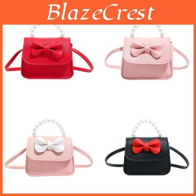 Cute Sweet Style Butterfly Knot Single Shoulder Bag With Magnetic Closure For Daily Use