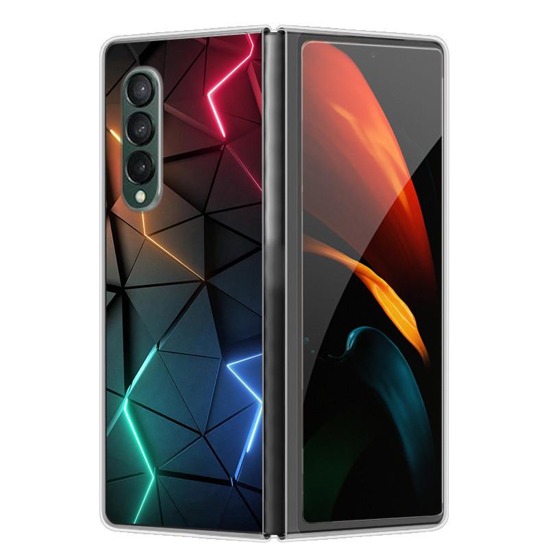 Etui na Samsunga Z Fold 5 Słodkie Modne Twarde Przezroczyste Etui na Telefon dla Samsunga Galaxy Z Fold5 5G ZFold 4 6 5G Powłoka Ochronna ZFold6