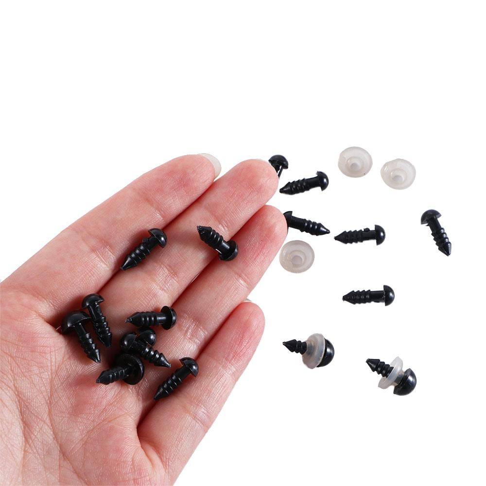 Black DIY With Washers Safety Crafts Making Doll Eyes Puppets  Eyes Toy Accessories