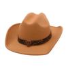 Premium Men'S And Women'S Jazz Hats Western Cowboy Hats Cross-Border Wholesale Top Hats Premium Men'S And Women'S Jazz Hats