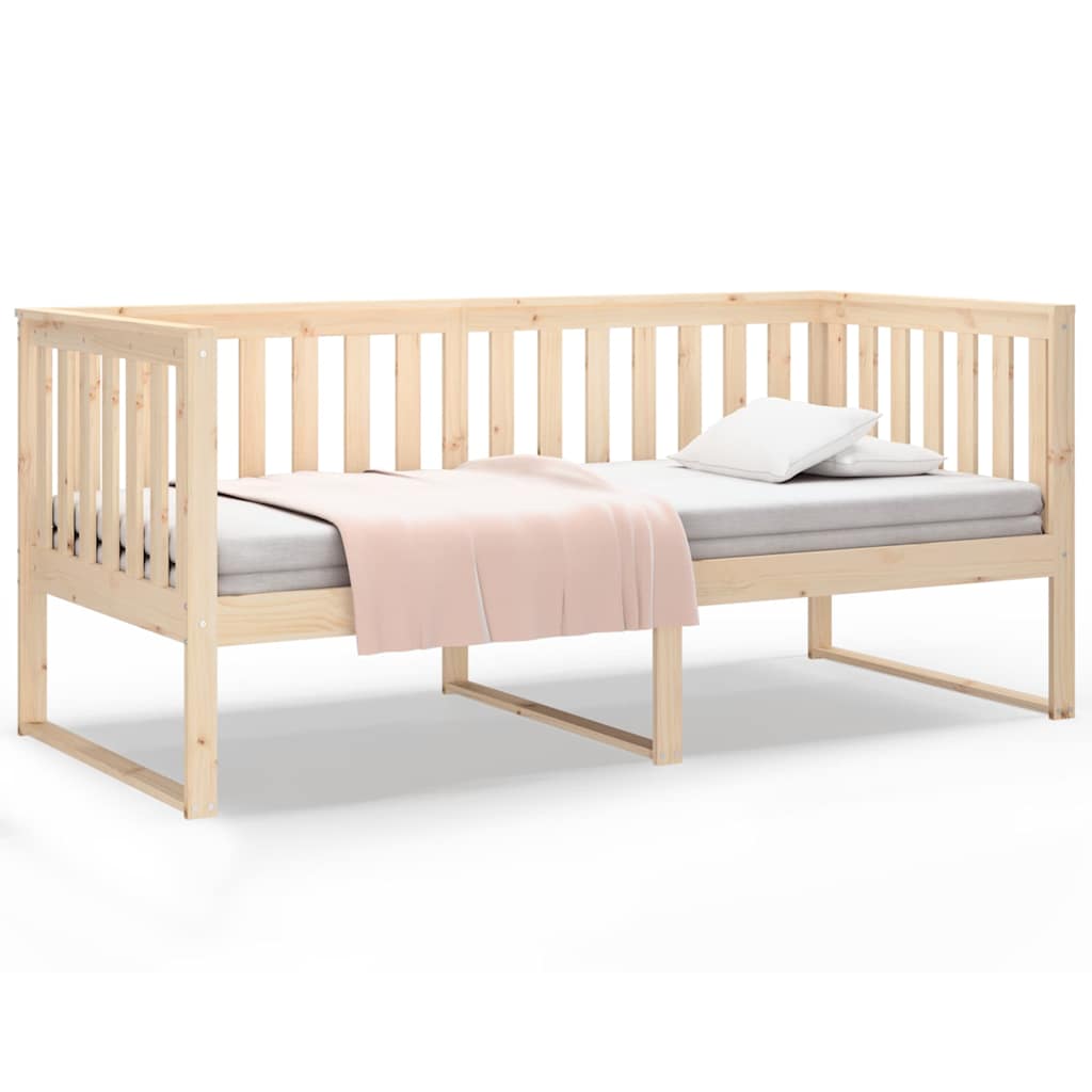 Daybed without Mattress 100x200 cm Solid Pine Wood
