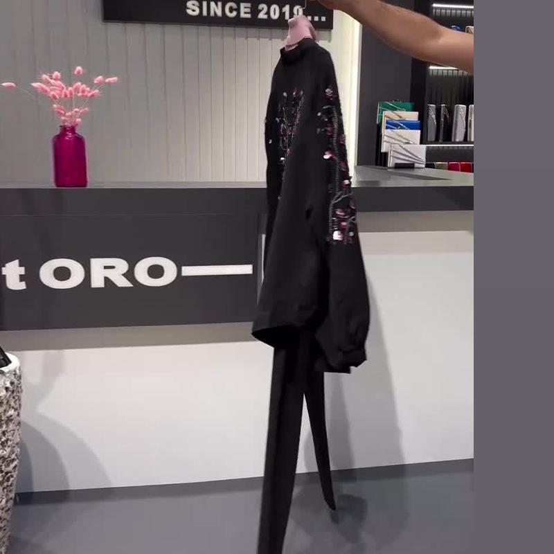 2024 Autumn Women's Embroidered Knitwear & Trousers Set