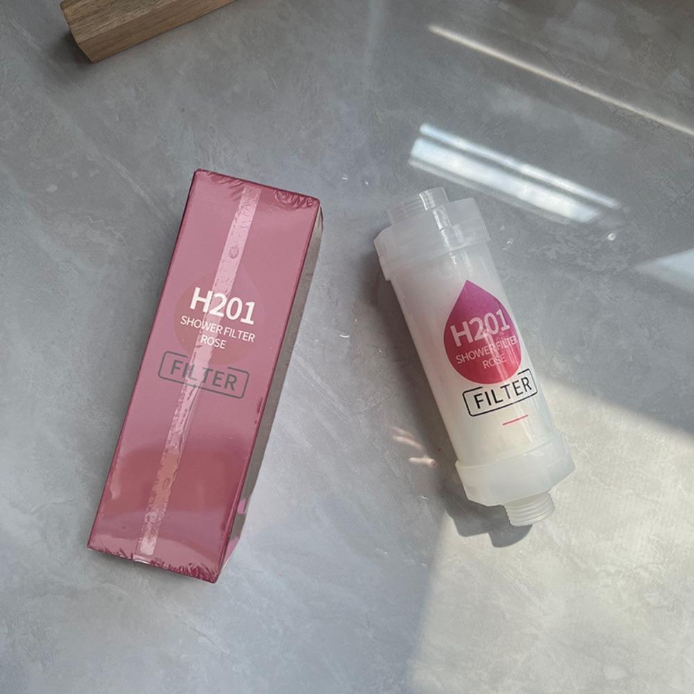 

Spa Grade Vitamin C Shower Head Filter Bathing Skincare Shower Purifier Student Dormitory Rose