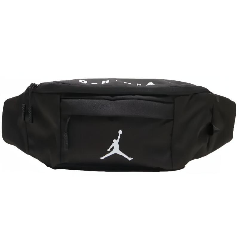 Jordan Polyester Crossbody Bag, Fanny Pack Regular Unisex Black Jordan 9A0242