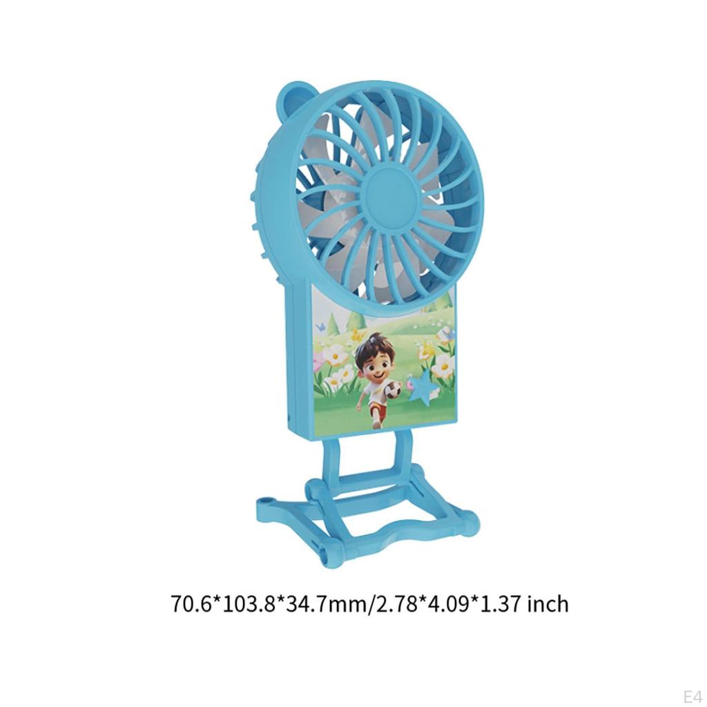 Hand Held Fan Desk Small Personal Mini for Indoor Office Home Bedroom Outdoor