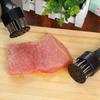 Stainless Steel Meat Tenderizer & Injector Hammer with Skewer Fork