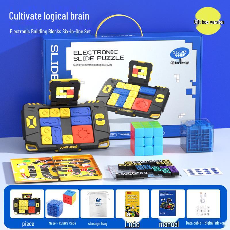 Smart Huarong Dao Magnetic Sliding Puzzle Toy for Kids (Ages 4-6) - Perfect Birthday Gift