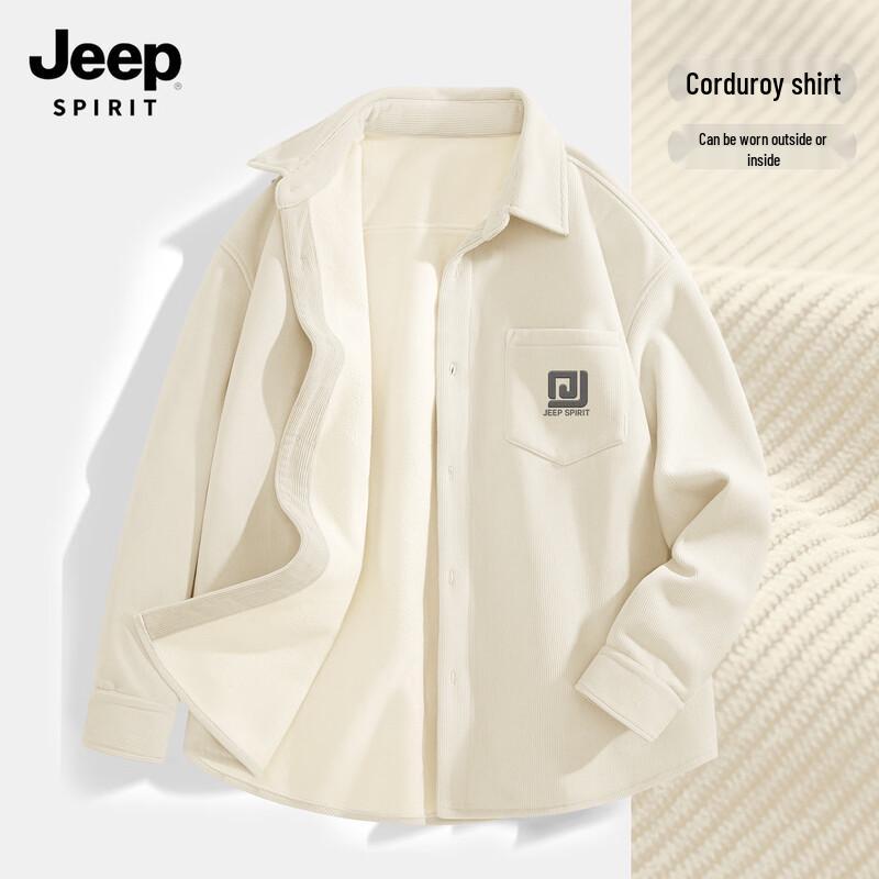 

Мужская вельветовая рубашка с флисовой подкладкой JEEP SPIRIT 2XL