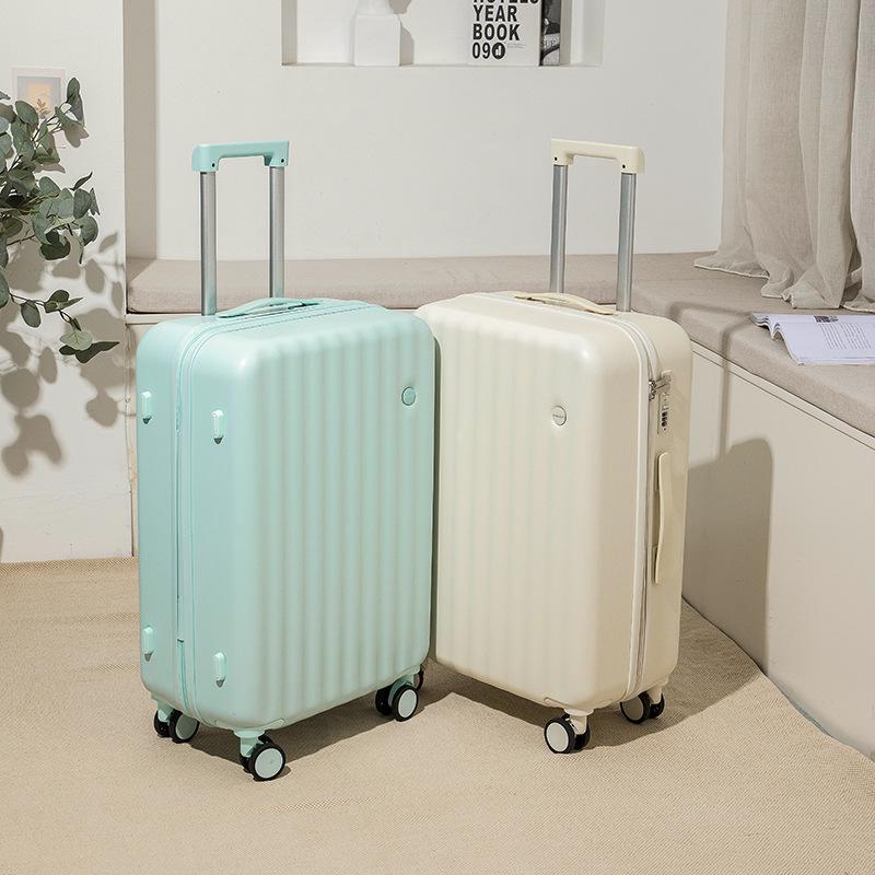 20-Inch Lightweight Women's Spinner Suitcase with Cup Holder - Fresh Style Carry-on