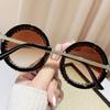 Modische Strassstein-Sonnenbrille Steampunk Damenbrille Praktische Strandparty-Sonnenbrille Reise