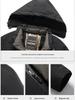 2024 Winter Men's Graphene Cotton Parka with Warm Detachable Hood