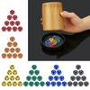 10Pcs Finger Guessing Game Dice 6 Sided 20mm Rock Paper Scissors Game Dice Board Game Toys Prop for Family Party