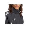 Adidas Originals Colorblock Three-Stripe Zip-Up Collar Cropped Jacket Men Jacket Black JF8736