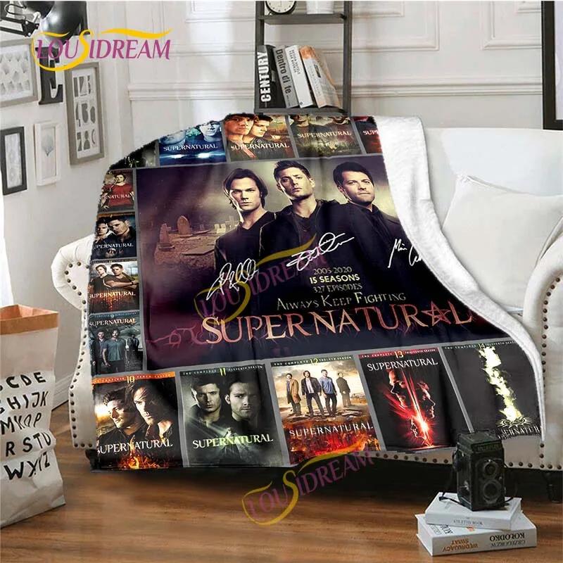 Supernatural character Sam and Dean flannel blanket Four season blanket bed blanket soft and comfortable home picnic blanket