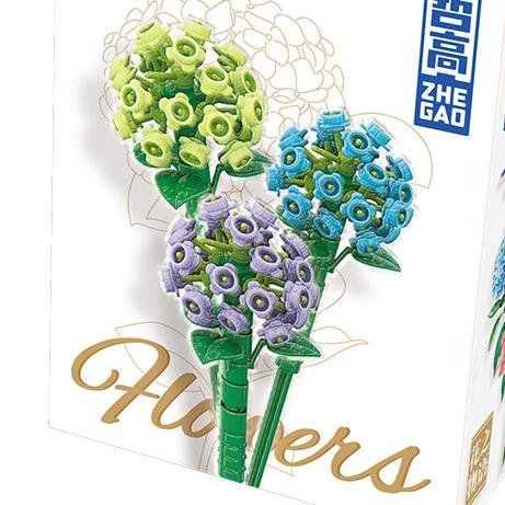 Modello Fiore Bouquet Eterno Blocchi da Costruzione Pianta Decorativa Creativa per Scrivania Casa Assemblare Mattoncini Giocattolo Educativo Regali per Bambine Bambini