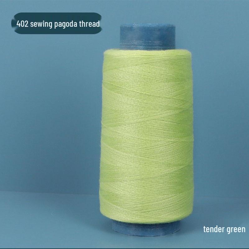 402 Polyester Thread: Black & White Sewing Thread for Hand Needlework and Household Sewing Machines