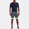 Under Armour HeatGear® Training Short Sleeve Fitness Shirt Men tops Dark-Blue 1361518-410