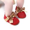 Fashion Baby Girl Bow First Walker Soft Soles Lovely Toddler Anti-Slip Princess Shoes