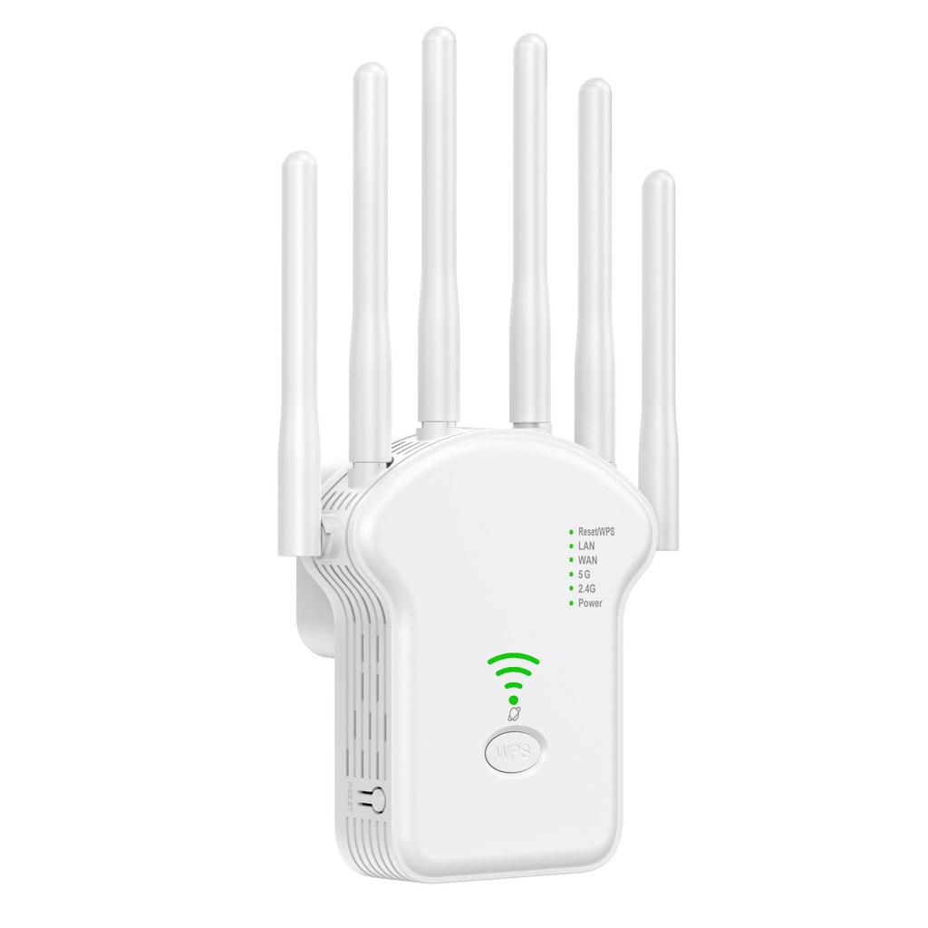 Ev İçin Çift Bant WiFi Sinyal Güçlendirici ve Menzil Genişletici