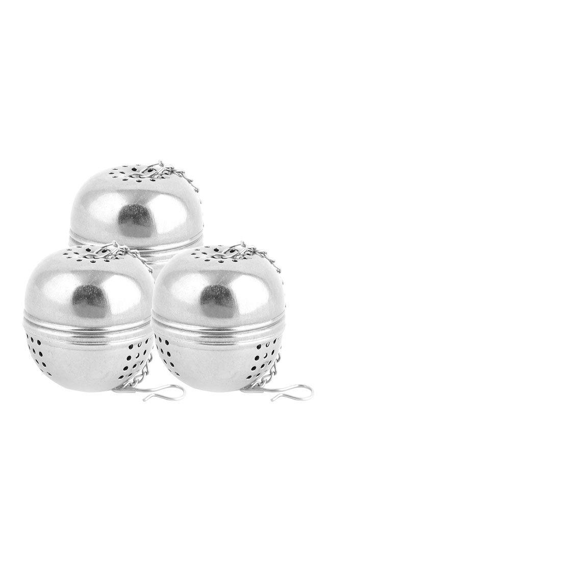 

uxcell Ситечки для чая из нержавеющей стали в виде шара для листового чая, диаметр 4 см, упаковка 4 шт.