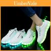Stylish And Breathable Luminous Led Lighted Fashion Flats Kids Shoes Sneakers Sports
