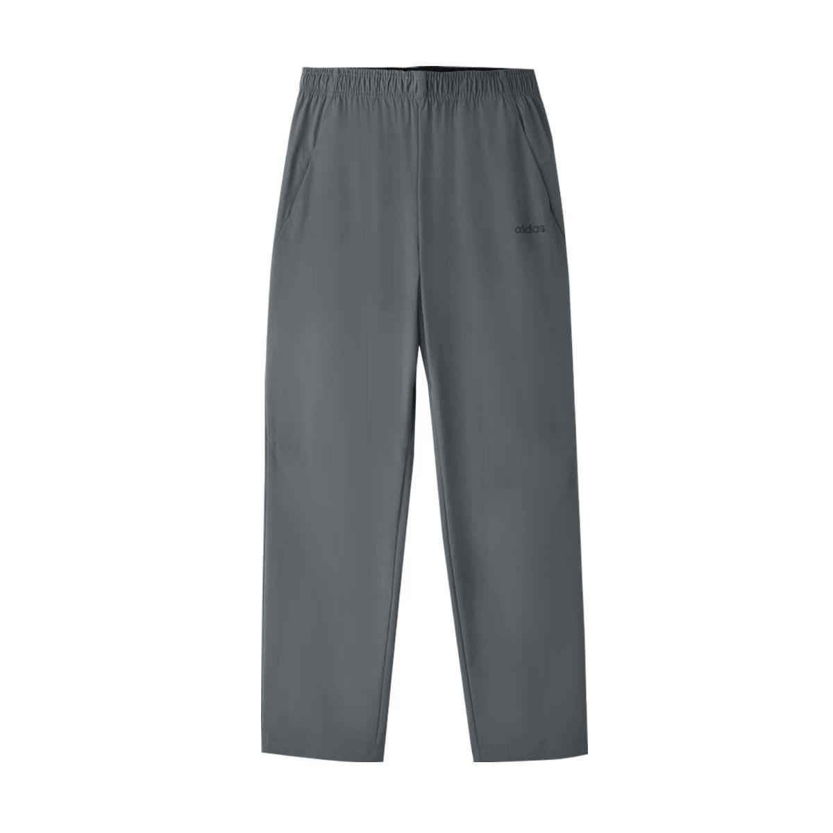 Adidas Straight Leg Woven Comfortable Versatile Loose Casual Pants Men bottoms KQ5298 S