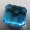 16 Ct CERTIFIED A++ Ocean Blue Aquamarine Loose Gemstone Natural Emerald Cut A2500
