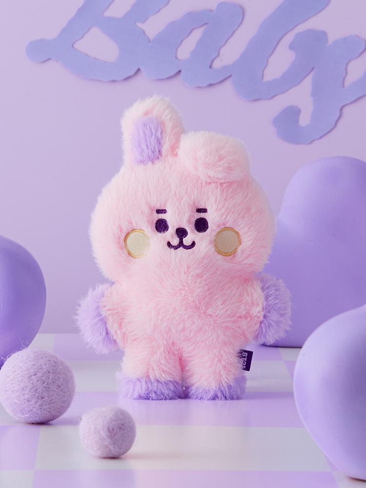 Line Friends BT21 COOKY BABY Fluffy Standing Plush Doll
